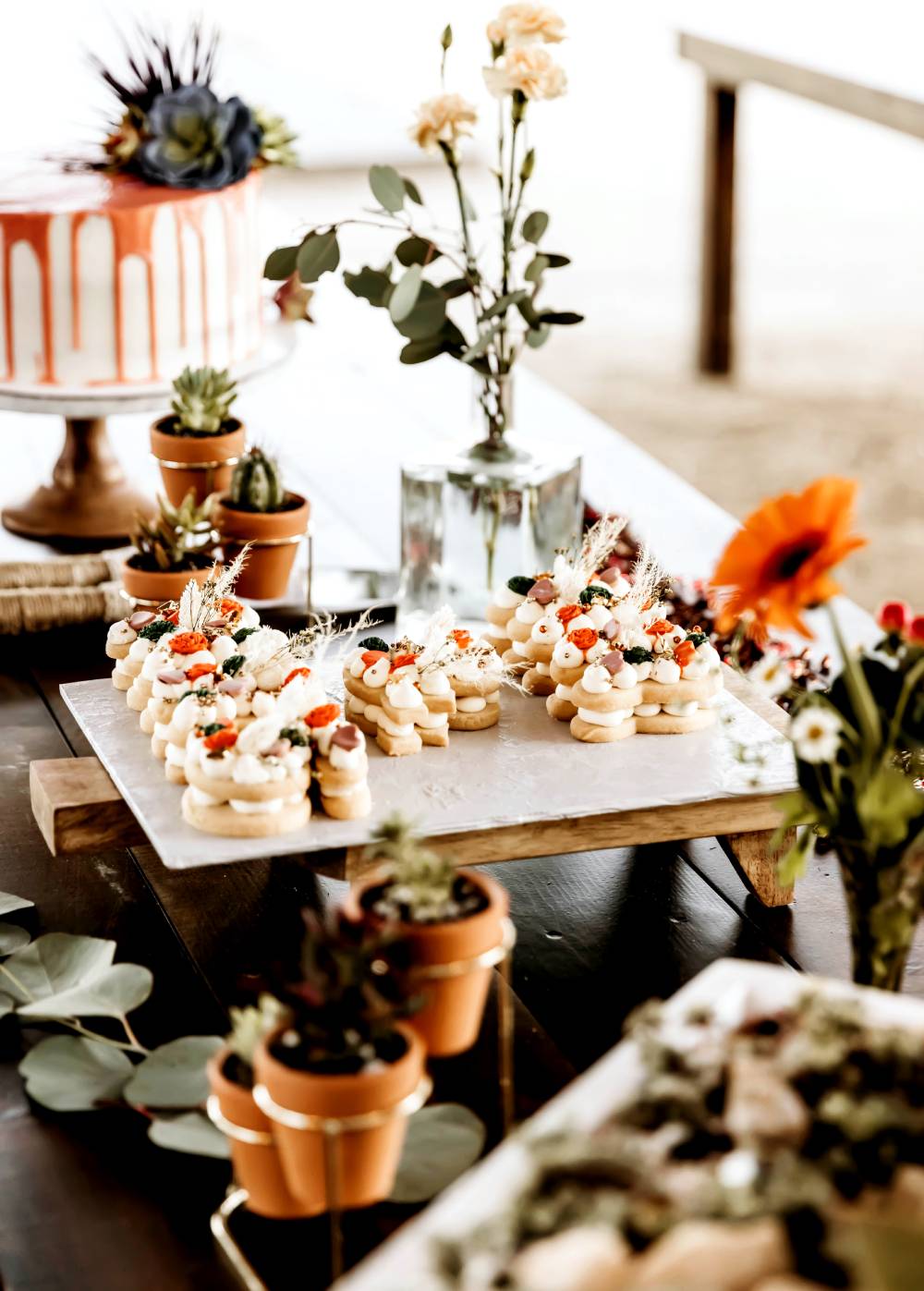 Dessert Table at Manzanita Hollow, elegant country wedding venue in San Diego County